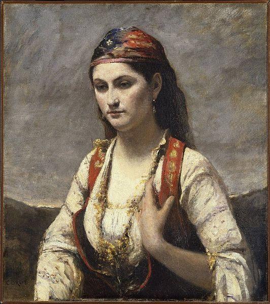 Jean-Baptiste Camille Corot Young Woman of Albano china oil painting image